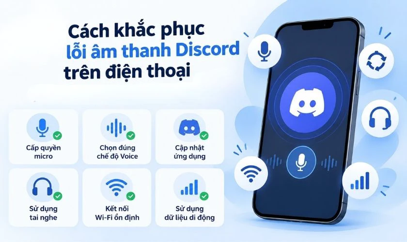 Lưu ý khi khắc phục lỗi âm thanh Discord trên điện thoại