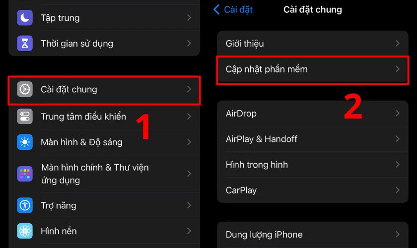 Cập nhật hệ điều h&agrave;nh iOS mới nhất sửa lỗi Apple Pay l&agrave; g&igrave;