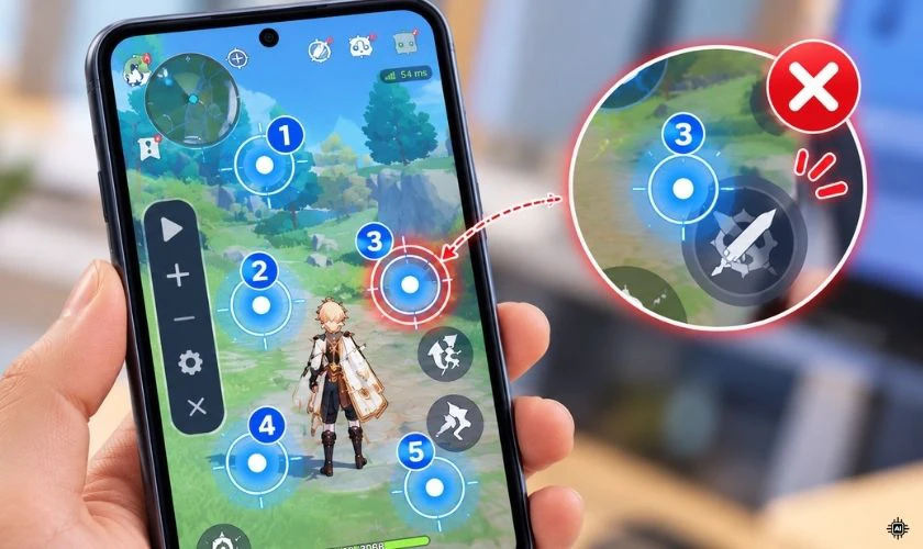 Lỗi auto click trên điện thoại