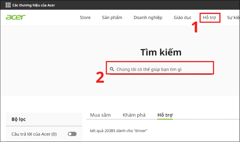 Tải lại Driver từ h&atilde;ng sản xuất khi bị mất tr&igrave;nh điều khiển camera