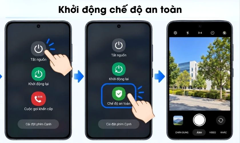 Kiểm tra ứng dụng gây xung đột bằng Chế độ an toàn