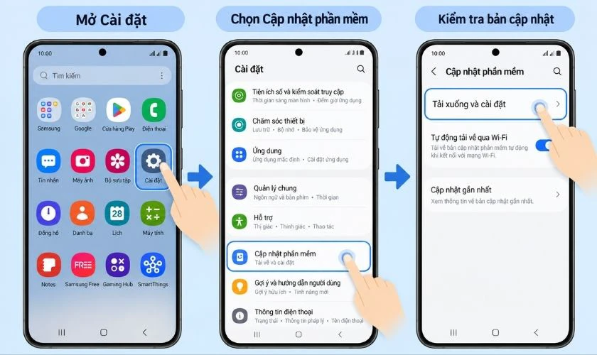 Cập nhật phần mềm Samsung