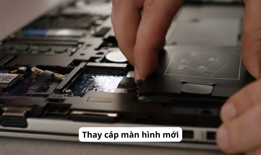 Tháo cáp cũ