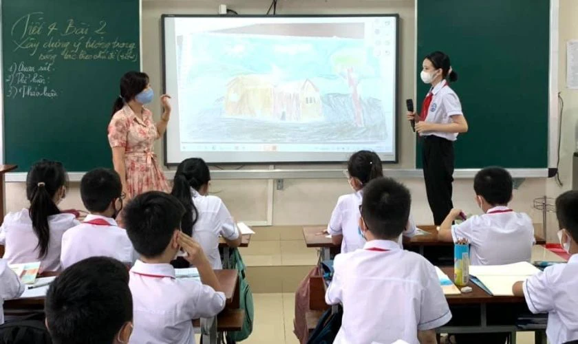 Lời chào mở đầu bài thuyết trình cho học sinh cấp 2