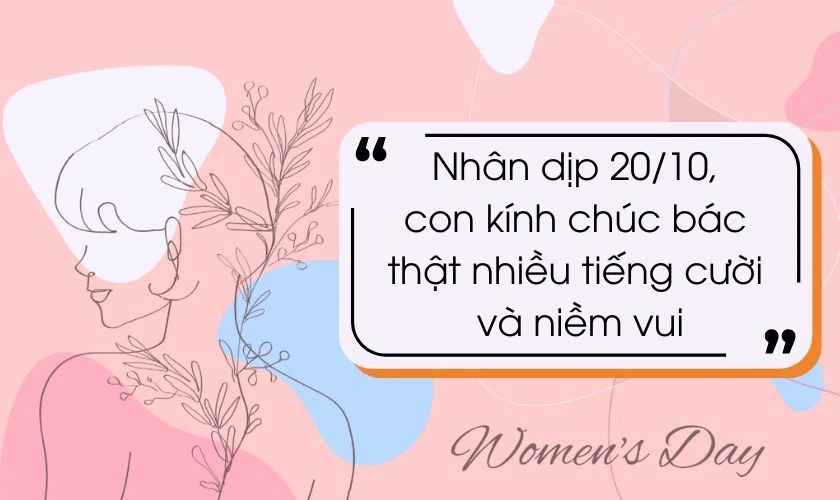 Lời chúc 20/10 cho mẹ người yêu