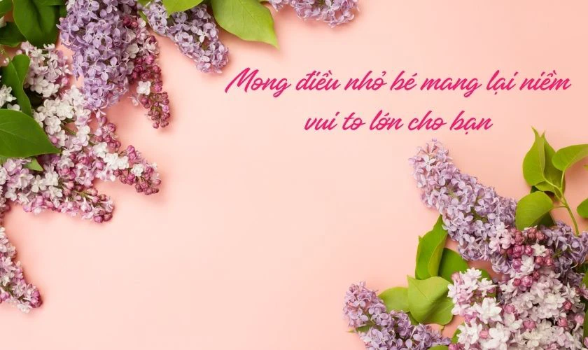 Hình ảnh câu chúc mừng ngày 8/3 đơn giản