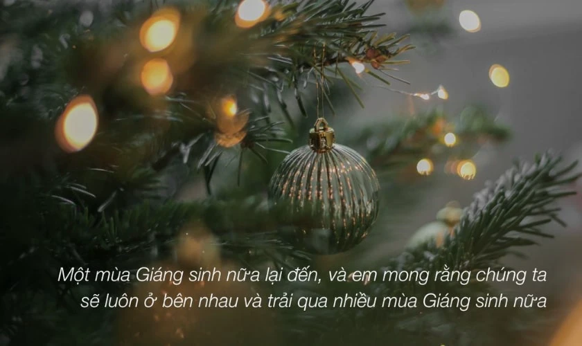 Lời chúc Giáng sinh cho bạn trai
