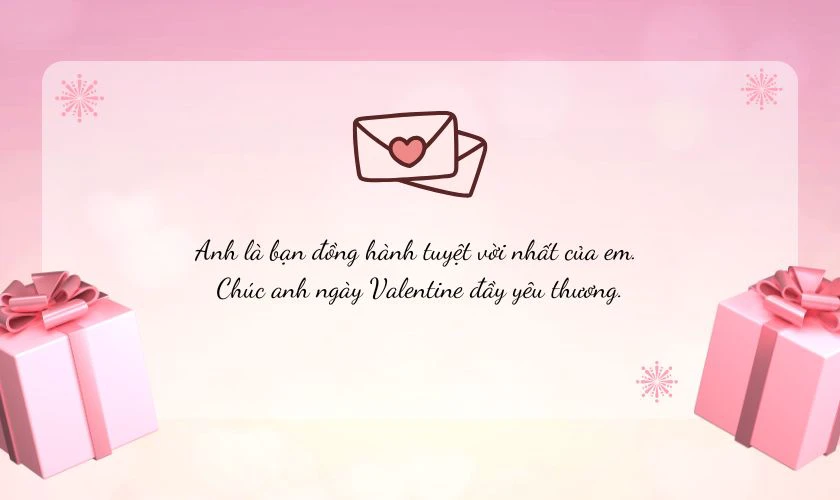 Lời chúc ngày Valentine ngắn gọn cho chồng