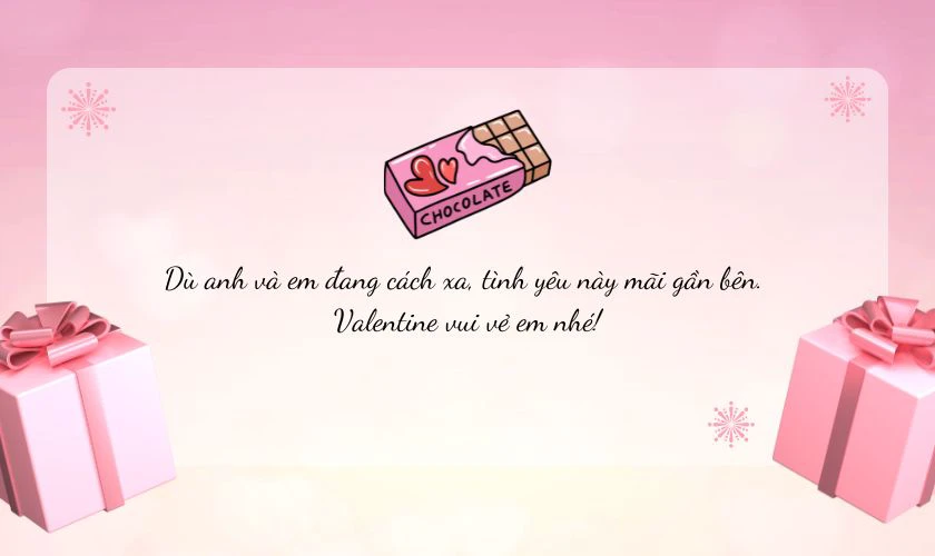Lời nói ngày tình nhân ngắn gọn cho người yêu ở xa