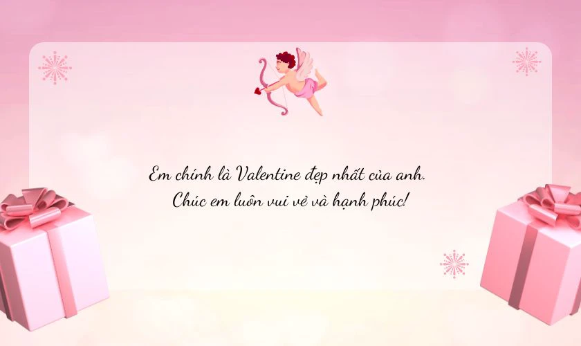 Lời chúc ngày Lễ Tình Nhân ngắn gọn cho bạn gái