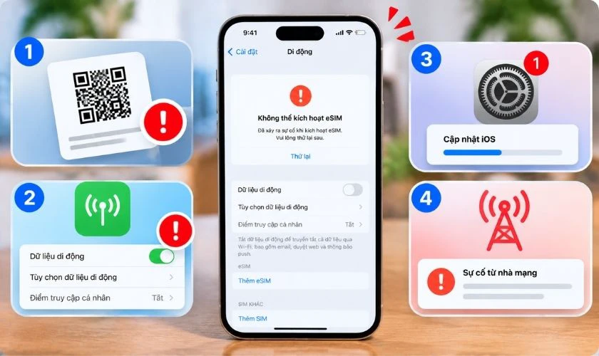 Vì sao eSIM trên iPhone bị lỗi?