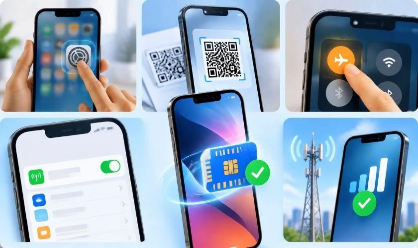 Lưu ý khi khắc phục eSIM bị lỗi trên iPhone