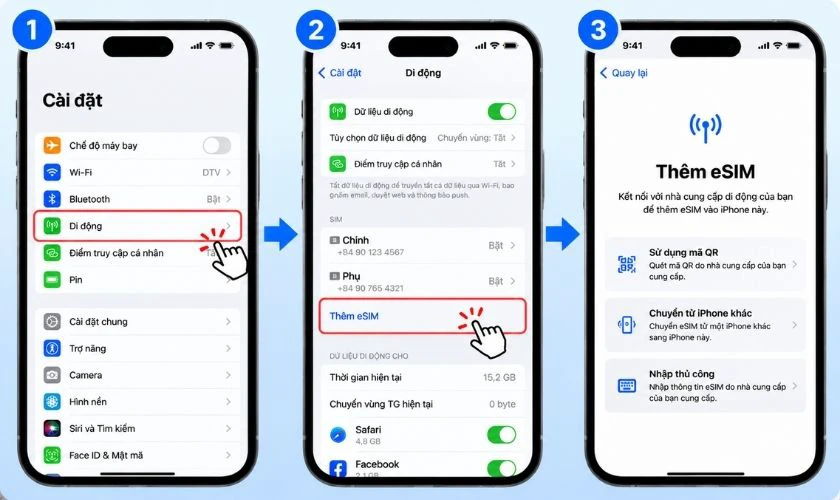 Lỗi eSIM trên iPhone thường gặp và cách khắc phục nhanh