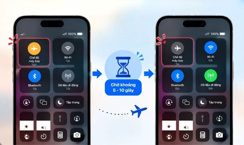 eSIM đã cài nhưng không có sóng