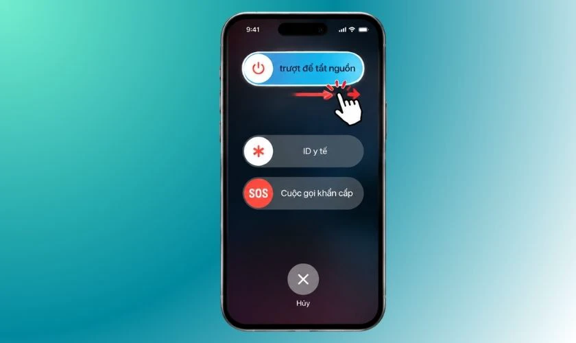 Khởi động lại iPhone