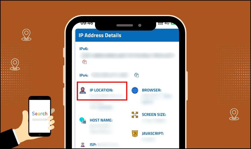 Truy cập v&agrave;o trang Web để kiểm tra kết quả của VPN