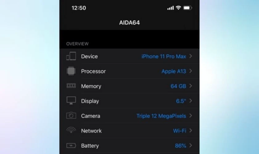 Kiểm tra phần cứng của iPhone