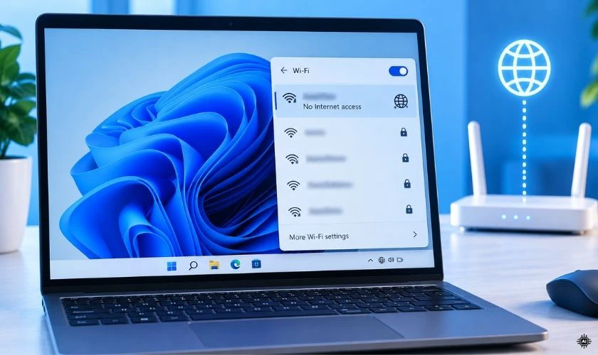 Lỗi kết nối WiFi nhưng không có mạng trên laptop