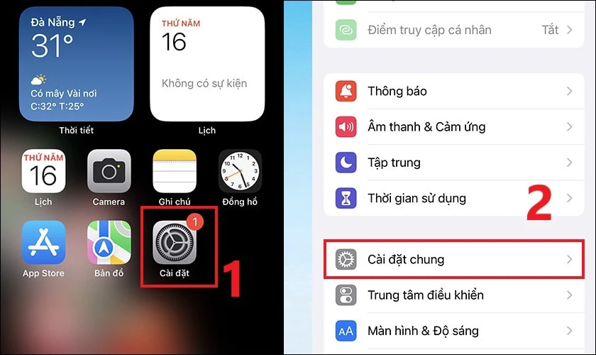 N&acirc;ng cấp l&ecirc;n phi&ecirc;n bản iOS mới nhất c&oacute; sẵn khi bị lỗi kh&ocirc;ng c&oacute; dịch vụ tr&ecirc;n điện thoại