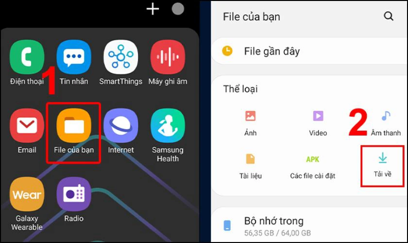 Kiểm tra tập tin khi bị lỗi kh&ocirc;ng mở được file Excel tr&ecirc;n điện thoại