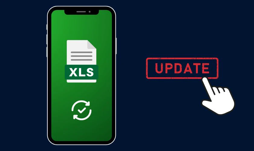Tải, cập nhật phi&ecirc;n bản ứng dụng Excel mới tr&ecirc;n điện thoại