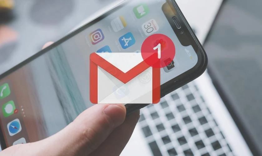 Dấu hiệu nhận biết lỗi kh&ocirc;ng nhận được thư đến trong Gmail tr&ecirc;n iPhone