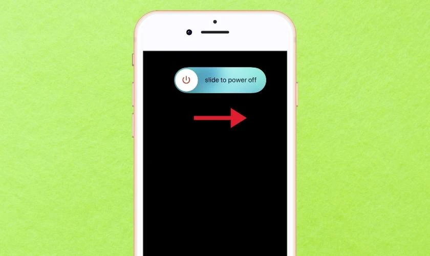 Khởi động lại iPhone để sửa lỗi kh&ocirc;ng nhận được thư đến trong Gmail tr&ecirc;n iPhone