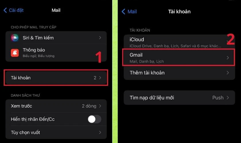 Hướng dẫn x&oacute;a t&agrave;i khoản Gmail