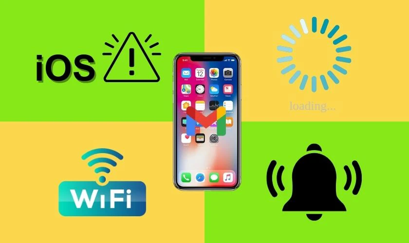 Tại sao bị lỗi kh&ocirc;ng nhận được thư đến trong Gmail tr&ecirc;n iPhone