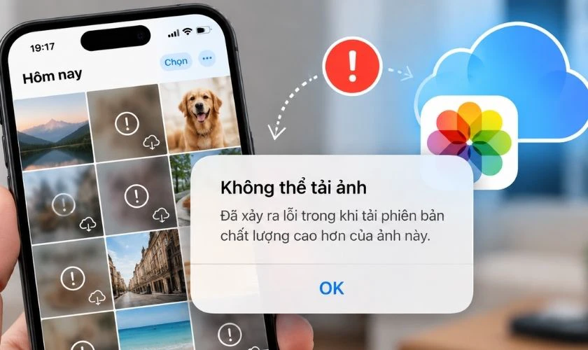 Lỗi không thể tải ảnh chất lượng cao trên iPhone là gì?
