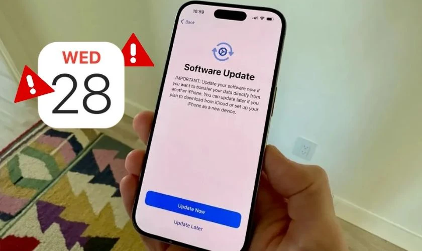 Vì sao lịch iPhone bị lỗi?