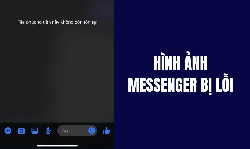H&igrave;nh ảnh messenger bị lỗi