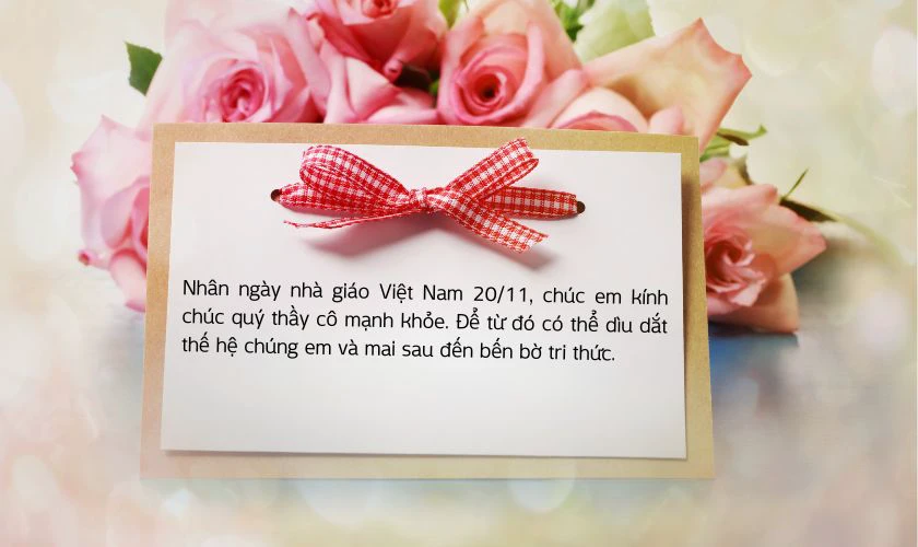 Lời ngỏ 20/11 hay, cảm động