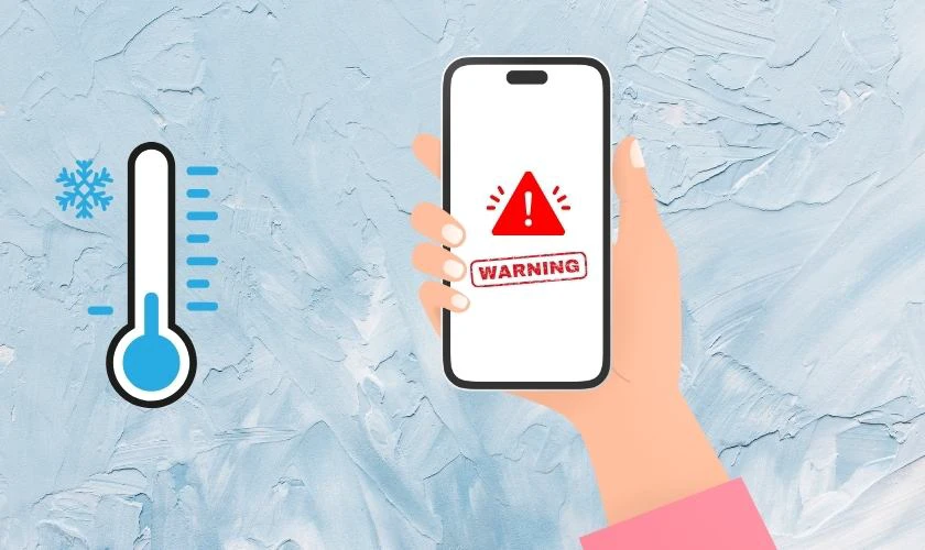 Nguyên nhân gây nên lỗi nhiệt độ điện thoại quá thấp là gì?