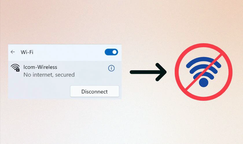 Lỗi No Internet, secured là gì?