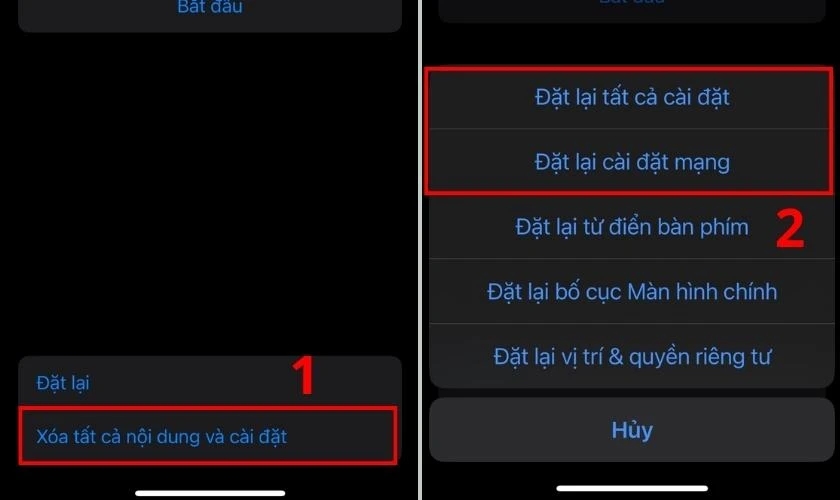 C&aacute;ch đặt lại tất cả c&agrave;i đặt tr&ecirc;n điện thoại khi gặp lỗi Panic Full iPhone