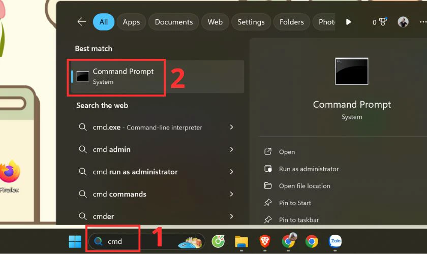 Để khắc phục lỗi ổ cứng bị not initialized, bạn chọn vào Command Prompt