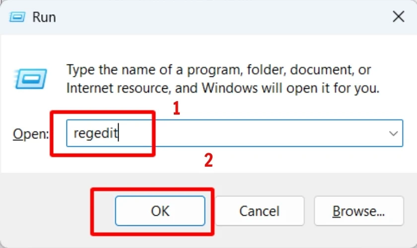 Sử dụng Registry Editor để sửa các lỗi hệ thống