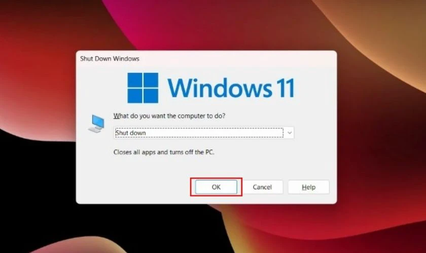 Restart máy tính khi Win 11 không nhận tai nghe