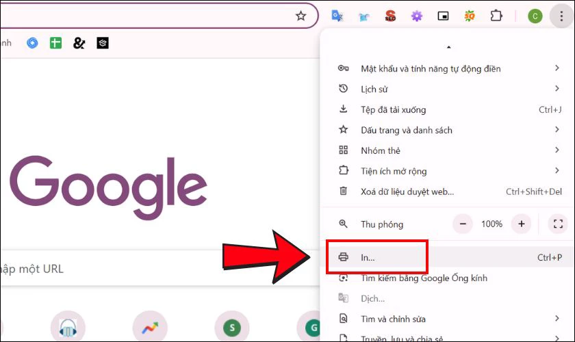 C&aacute;ch lưu trang Web th&agrave;nh PDF bằng Google Chrome