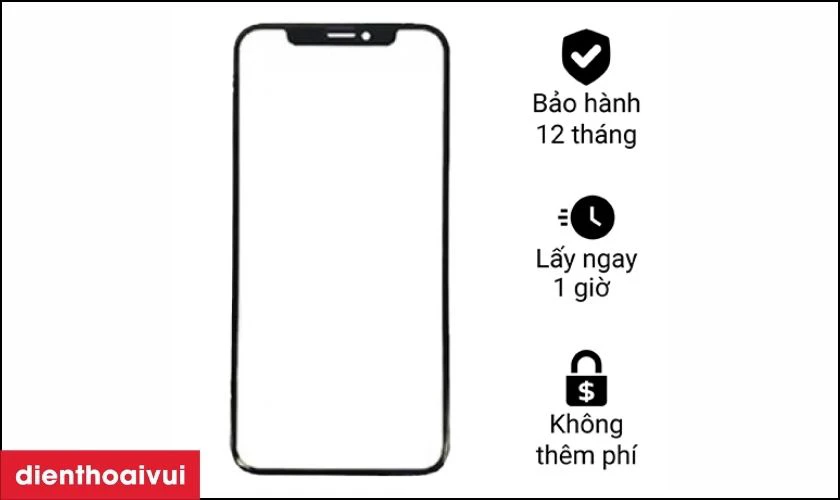 Dịch vụ thay k&iacute;nh iPhone XS với gi&aacute; tốt tại Điện Thoại Vui