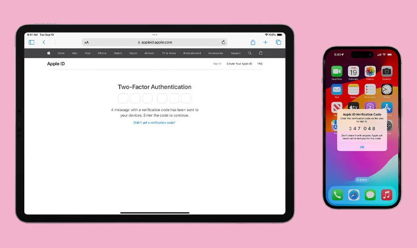 Sử dụng mật khẩu mạnh, x&aacute;c thực 2 yếu tố cho ID Apple