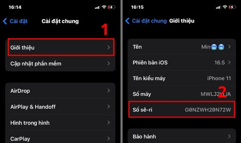 Hước dẫn cách check chính hãng