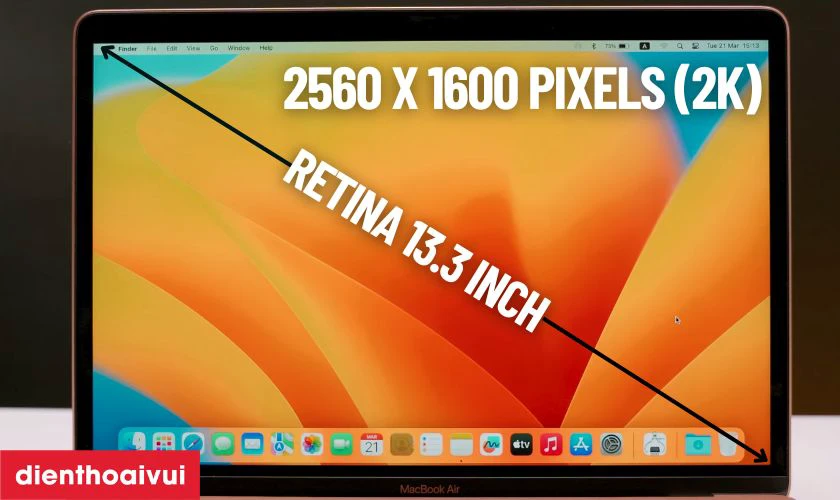 Điểm nổi bật của Apple MacBook Air 13 128GB 2019 Cũ trầy xước
