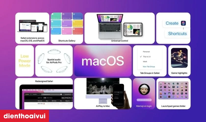 &nbsp;Hệ điều h&agrave;nh macOS mượt m&agrave;