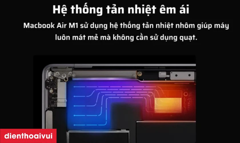 Vận h&agrave;nh &ecirc;m &aacute;i nhờ thiết kế kh&ocirc;ng quạt