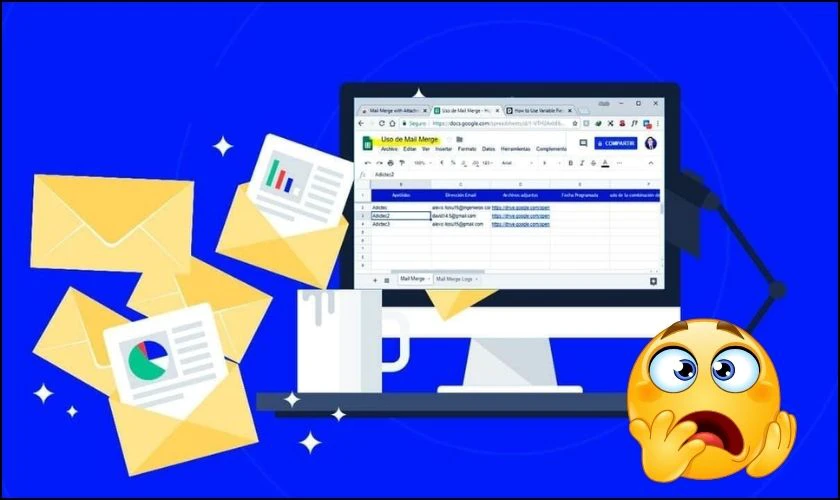 Nhược điểm của Mail Merge trong Google Docs l&agrave; g&igrave;