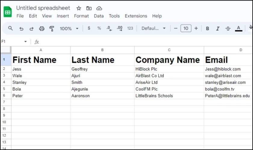 C&aacute;ch sử dụng Mail Merge trong Google Docs chi tiết