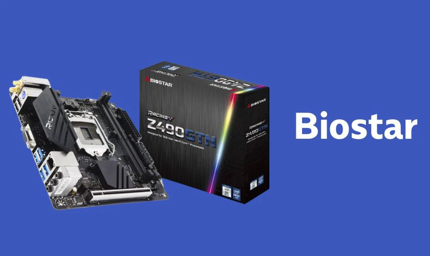 Biostar là thương hiệu ít phổ biến hơn nhưng vẫn cung cấp các sản phẩm chất lượng