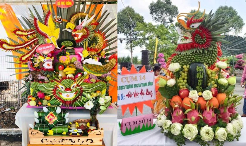 Hình ảnh mâm cúng Giỗ Tổ Hùng Vương đẹp
